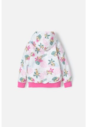 Chaqueta De LittleMic Multicolor Con Capucha Para Niña 2T A 5T 3T
