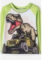 Conjunto De Baño LittleMic Verde De Camiseta Manga Larga Para Niño 2T A 5T 2T de LittleMic