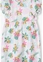 Vestido De LittleMic Multicolor Manga Corta Para Niña 2T A 5T 4T de LittleMic