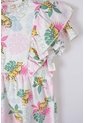 Vestido De LittleMic Multicolor Manga Corta Para Niña 2T A 5T 4T de LittleMic