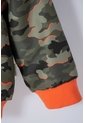 Chaqueta De LittleMic Con Cierre Y Chompa Verde Militar  Para Bebé Niño 9-12 de LittleMic