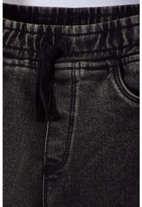 Jogger De Littlemic Con Bolsillos Negro Para Niño 2T A 5T 2T