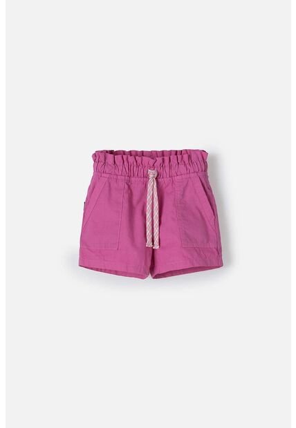 Short De LittleMic Con Cordón Rosado Para Niña 2T A 5T 3T