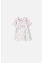 Vestido LittleMic Estampado Multicolor Para Niña De 2T A 5T 5T de LittleMic