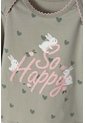 Pijama De LittleMic Con Pantalón Largo Verde Y Palo Rosa Para Bebé Niña 12-18 de LittleMic