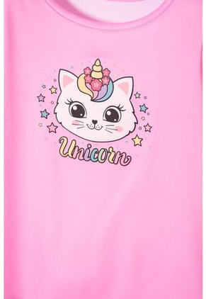 Camiseta De Littlemic Manga Corta Rosada Para Niña 2T A 5T 5T