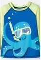 Conjunto De Baño De Littlemic Manga Larga Azul Y Verde Para Niño 2T A 6T 5T de LittleMic