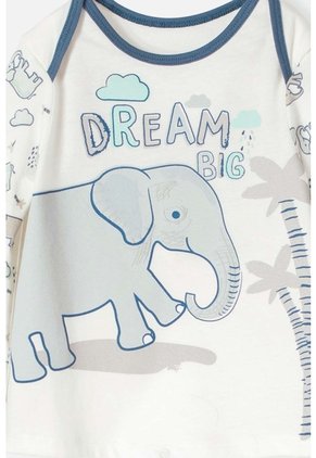 Pijama LittleMic Con Pantalón Largo Multicolor Para Bebé Niño 3-6