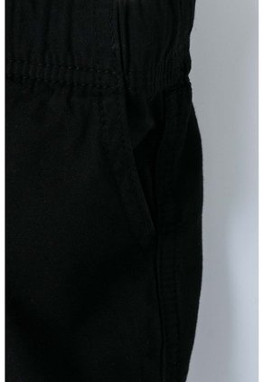 Bermuda LittleMic Con Resorte Negro Para Niño De 2T A 5T 4T