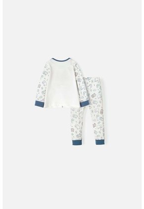 Pijama LittleMic Con Pantalón Largo Multicolor Para Bebé Niño 3-6