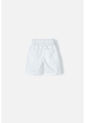 Bermuda De LittleMic Con Cordón Blanco Para Niño 2T A 5T 5T