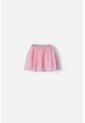 Falda De Littlemic Corta Rosada Para Niña 2T A 5T 5T de LittleMic