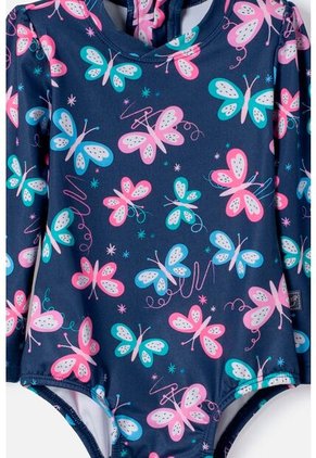 Vestido De Baño De Littlemic Con Gorro Multicolor Para Bebé Niña 12-18