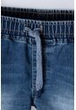 Bermuda LittleMic En Denim Tono Medio Con Elástico En Cintura Para Niño 2T A 5T 2T de LittleMic