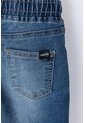 Bermuda LittleMic En Denim Tono Medio Con Elástico En Cintura Para Niño 2T A 5T 2T de LittleMic