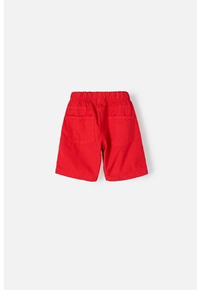 Bermuda De LittleMic Con Cordón Rojo Para Niño 2T A 5T 5T
