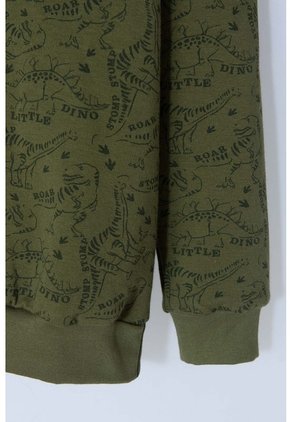 Buzo De LittleMic Cerrado Verde Para Niño 2T A 5T 2T