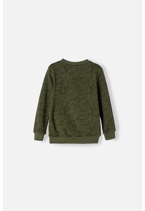 Buzo De LittleMic Cerrado Verde Para Niño 2T A 5T 2T