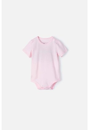 Vestido De Dos Piezas LittleMic Manga Corta Rosado Para Bebé Niña 12-18