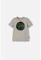 Camiseta De Littlemic Manga Corta Verde Para Niño 2T A 5T 3T de LittleMic