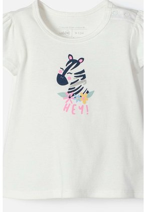 Conjunto De LittleMic X3 Piezas Marfil Y Rosado Para Bebé Niña 9-12