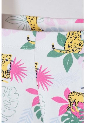 Conjunto De LittleMic X3 Piezas Marfil Y Rosado Para Bebé Niña 9-12