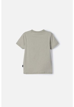 Camiseta De Littlemic Manga Corta Verde Para Niño 2T A 5T 3T