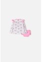 Conjunto De Baño Littlemic Blanco Y Rosa Para Bebé Niña 12-18 de LittleMic