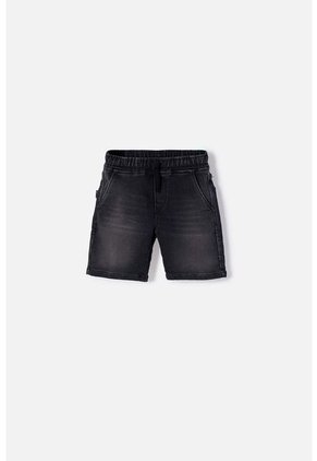 Bermuda De Littlemic Con Cordón Negro Para Niño 2T A 5T 3T