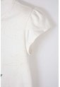 Camiseta De Littlemic Manga Corta Marfil Para Niña 2T A 5T 2T de LittleMic