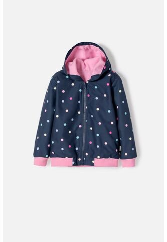 Chaqueta De Littlemic Con Capucha Multicolor Para Niña 2T A 5T 3T LittleMic