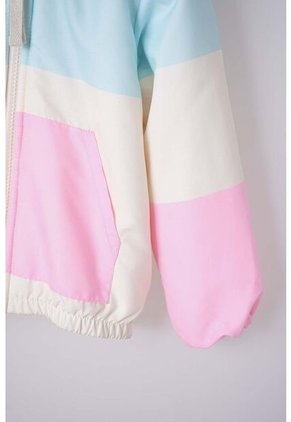 Chaqueta De LittleMic Con Capucha Multicolor Para Niña 2T A 5T 3T