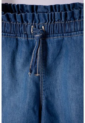 Short De Littlemic Con Cordón Azul Para Niña 2T A 5T 2T