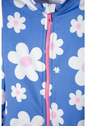 Vestido De Baño LittleMic Multicolor Enterizo Manga Larga Para Niña 2T A 5T 4T