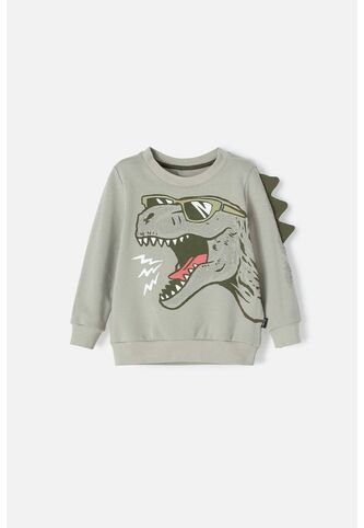 Buzo De LittleMic Cerrado Verde Para Niño 2T A 5T 2T LittleMic