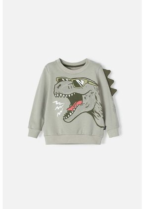 Buzo De LittleMic Cerrado Verde Para Niño 2T A 5T 3T