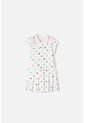 Vestido LittleMic Marfil Corto Para Niña 2T A 5T 5T de LittleMic