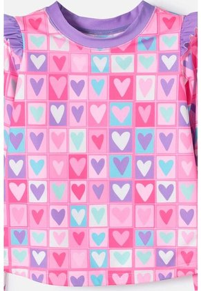 Vestido De Baño LittleMic Multicolor De Dos Piezas Para Niña 2T A 5T 5T