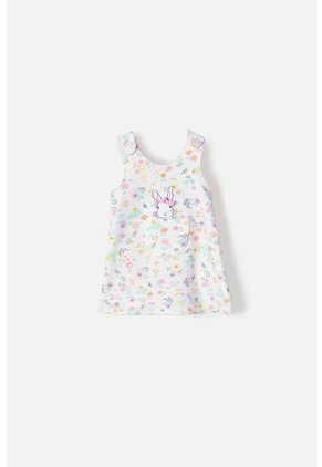 Vestido De Dos Piezas LittleMic Manga Corta Rosado Para Bebé Niña 6-9