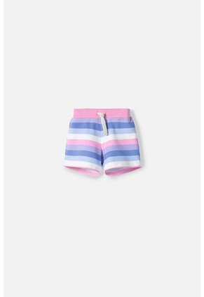 Short LittleMic Multicolor Con Cordón Ajustable En Cintura Para Niña 2T A 5T 2T