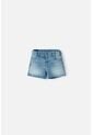 Short De Littlemic Con Bolsillos Azul Para Niña 2T A 5T 3T de LittleMic