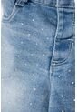 Short De Littlemic Con Bolsillos Azul Para Niña 2T A 5T 3T de LittleMic