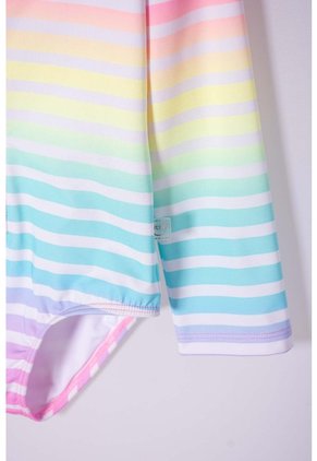 Conjunto De Baño LittleMic Manga Larga Multicolor Para Niña 2T A 5T 3T