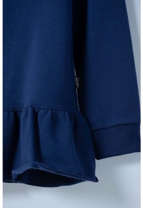 Buzo De Littlemic Con Cierre Azul Para Niña 2T A 6T 2T