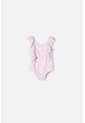 Vestido De Baño De Littlemic Rosado Para Niña 2T A 5T 2T de LittleMic