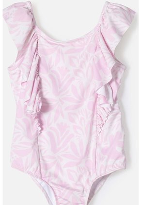 Vestido De Baño De Littlemic Rosado Para Niña 2T A 5T 2T