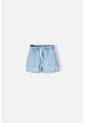 Short De Littlemic Con Cordón Azul Para Niña 2T A 5T 5T de LittleMic