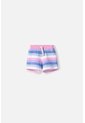 Short LittleMic Multicolor Con Cordón Ajustable En Cintura Para Niña 2T A 5T 2T de LittleMic