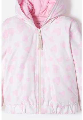 Chaqueta LittleMic Multicolor Con Cierre Frontal Para Niña 2T A 5T 5T