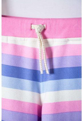 Short LittleMic Multicolor Con Cordón Ajustable En Cintura Para Niña 2T A 5T 2T